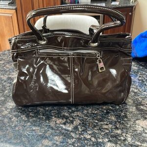 Nine West Brown Shiny hand bag